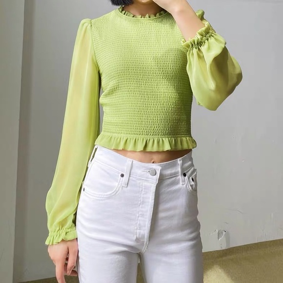 SOLD!Aritzia Wilfred tempest blouse - Picture 1 of 8